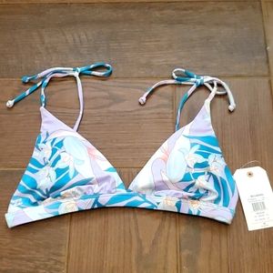 Billabong Love Palms Maui bikini top size M